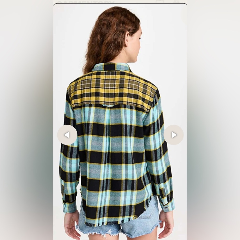 Rails Brando Plaid Button Down Sky Mixed Flannel … - image 11